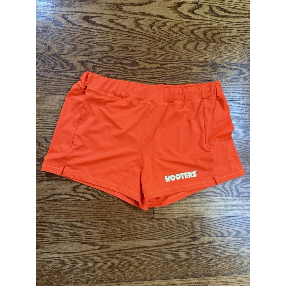 Officially Licensed Hooters Shorts Orange Booty Shorts XL Ripple Junction